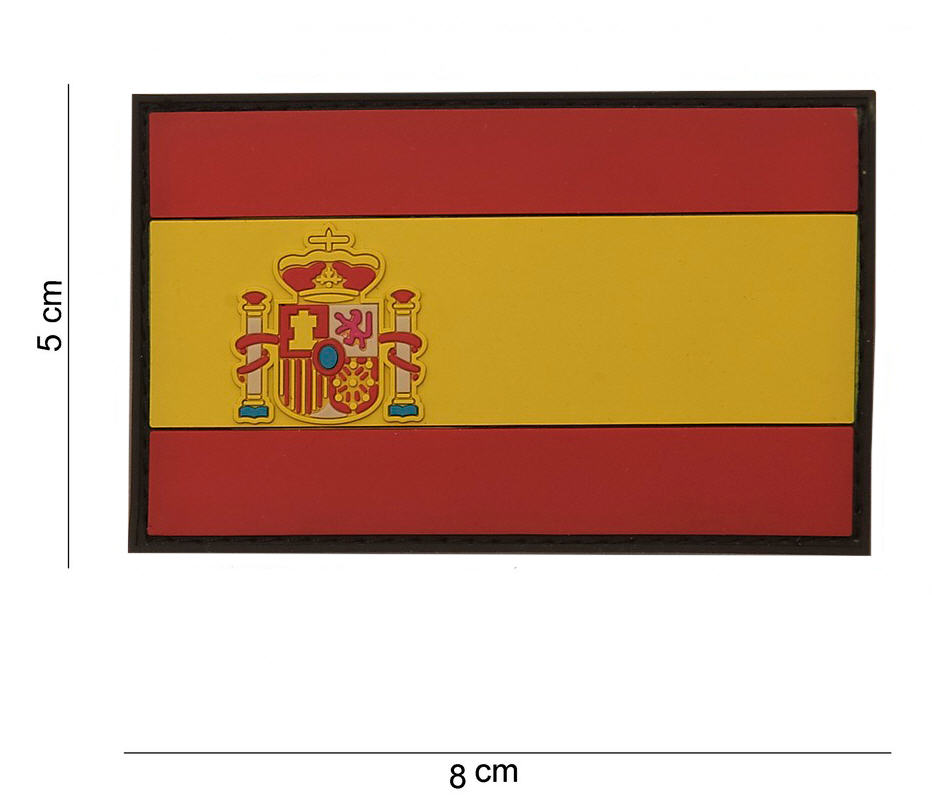 Parche bandera España 8x5cm