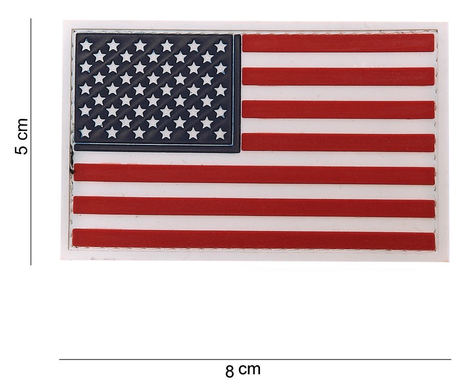 Parche bandera USA 8x5cm