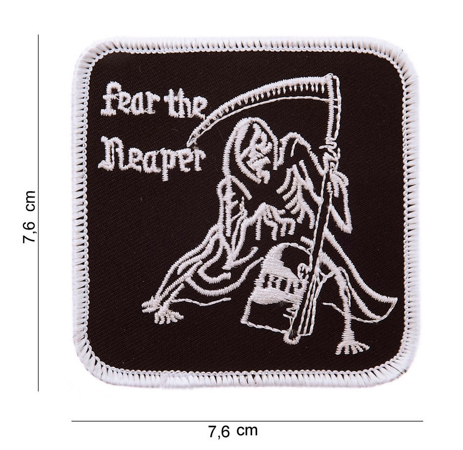 Fear the reaper patch 7.6cmx7.6cm