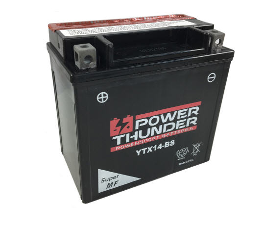 BATERIA YTX14-BS(MF) 151X87X145MM
