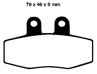 EBC PASTILLAS DE FRENO ORGANICOS FA132