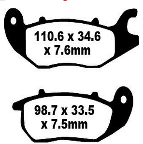 EBC PASTILLAS DE FRENO ORGANICOS FA375