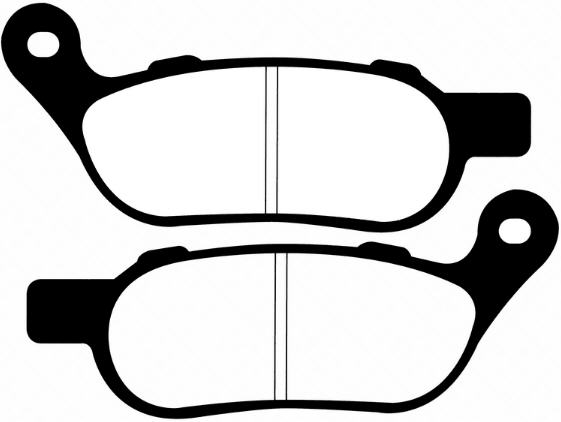 EBC BRAKE PAD SET SINTERED FA458HH