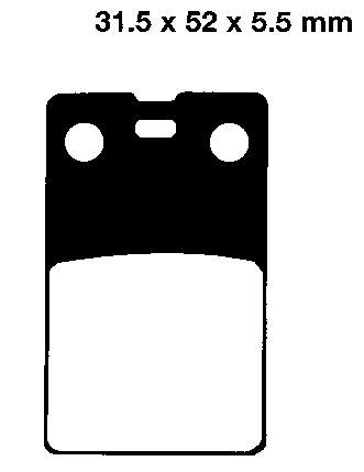 EBC PASTILLAS DE FRENO ORGANICOS FA099