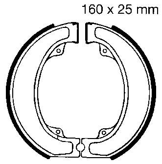 EBC ZAPATAS DE FRENO H325