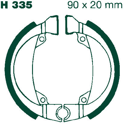 ZAPATAS DE FRENO H335