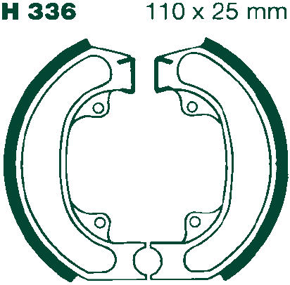 ZAPATAS DE FRENO H336