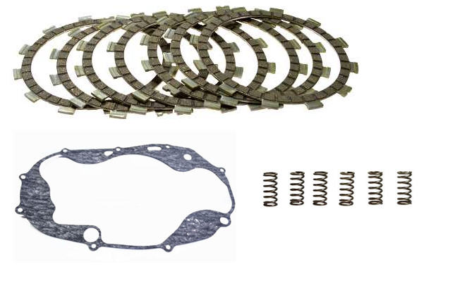 CLUTCH KIT SPRINGS, GASKET AND PLATES YAMAHA RD250LC/350LC 80-89