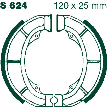EBC ZAPATAS DE FRENO S624