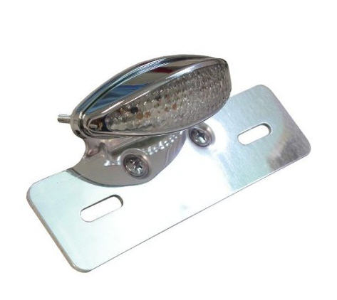 MINI LONG CATEYE CLEAR LENS LED UNI TAILLIGHT E-MARKED