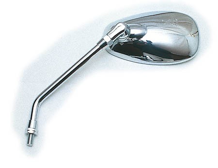 MIRROR OVAL UNIVERSAL CHROMED FITS L+R E-MARKED M10